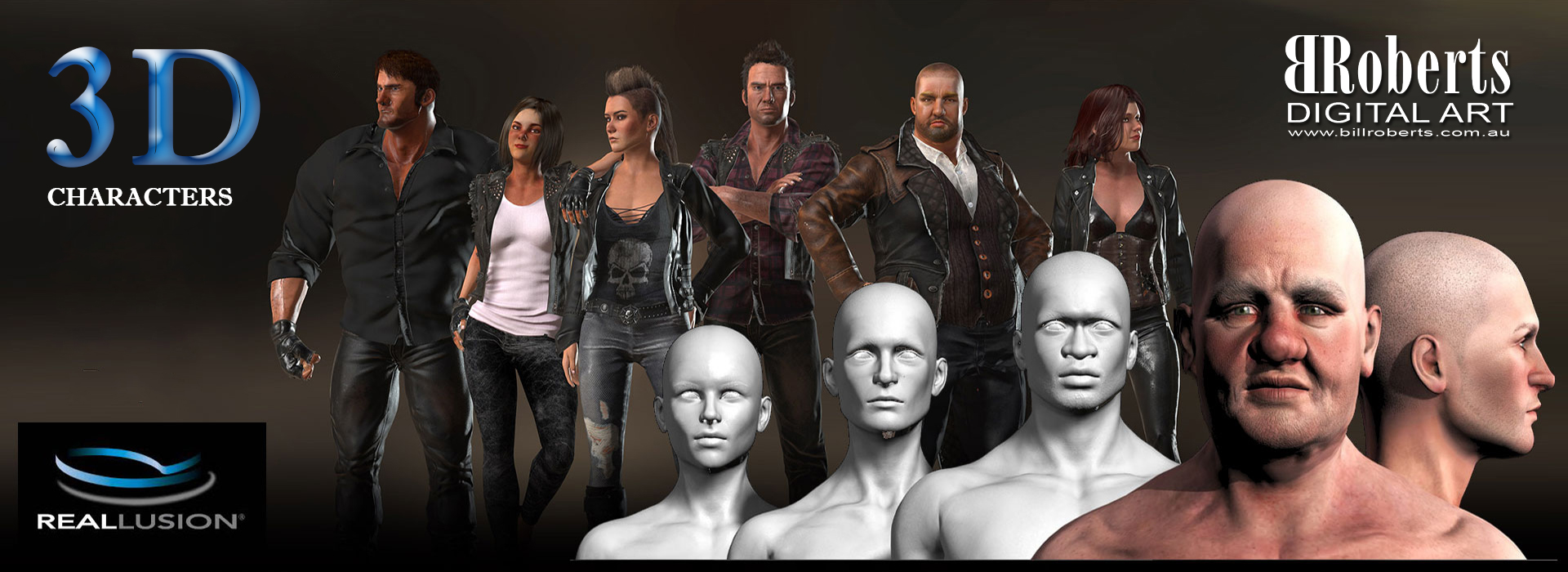 3D-Banner Bill Roberts Digital Art