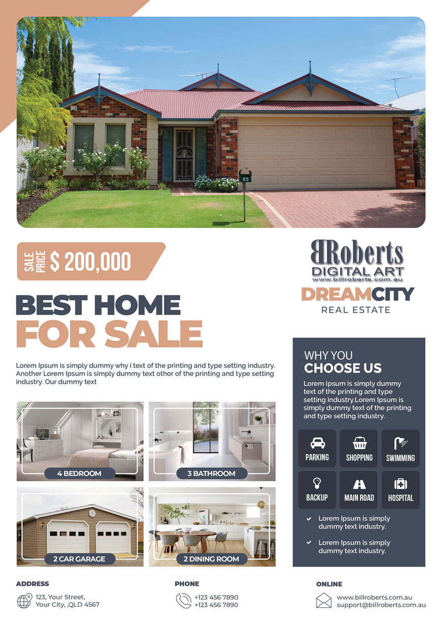 Real Estate Promotional Poster