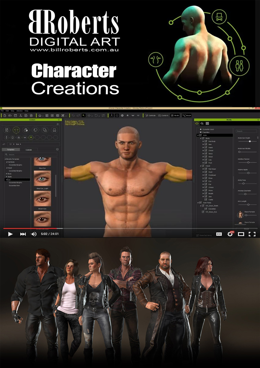 Character-Cretor-Promo Bill Roberts Digital Art