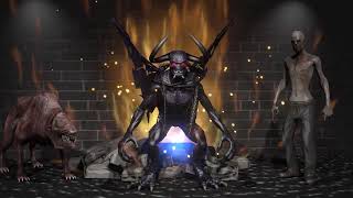 Animation created for fun: An animation using 3D characters for Halloween