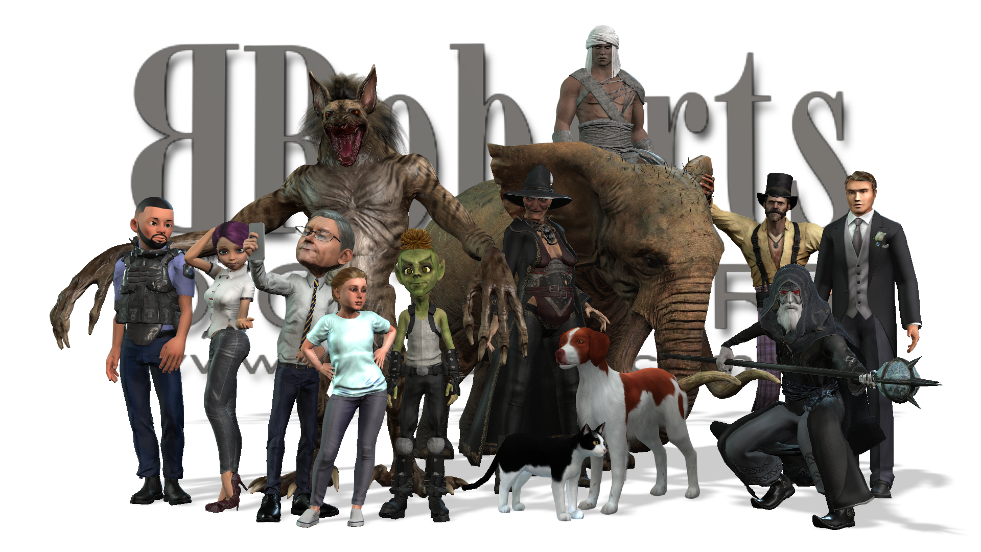 Group 1 Australia's Premium 2D & 3D Character & Props