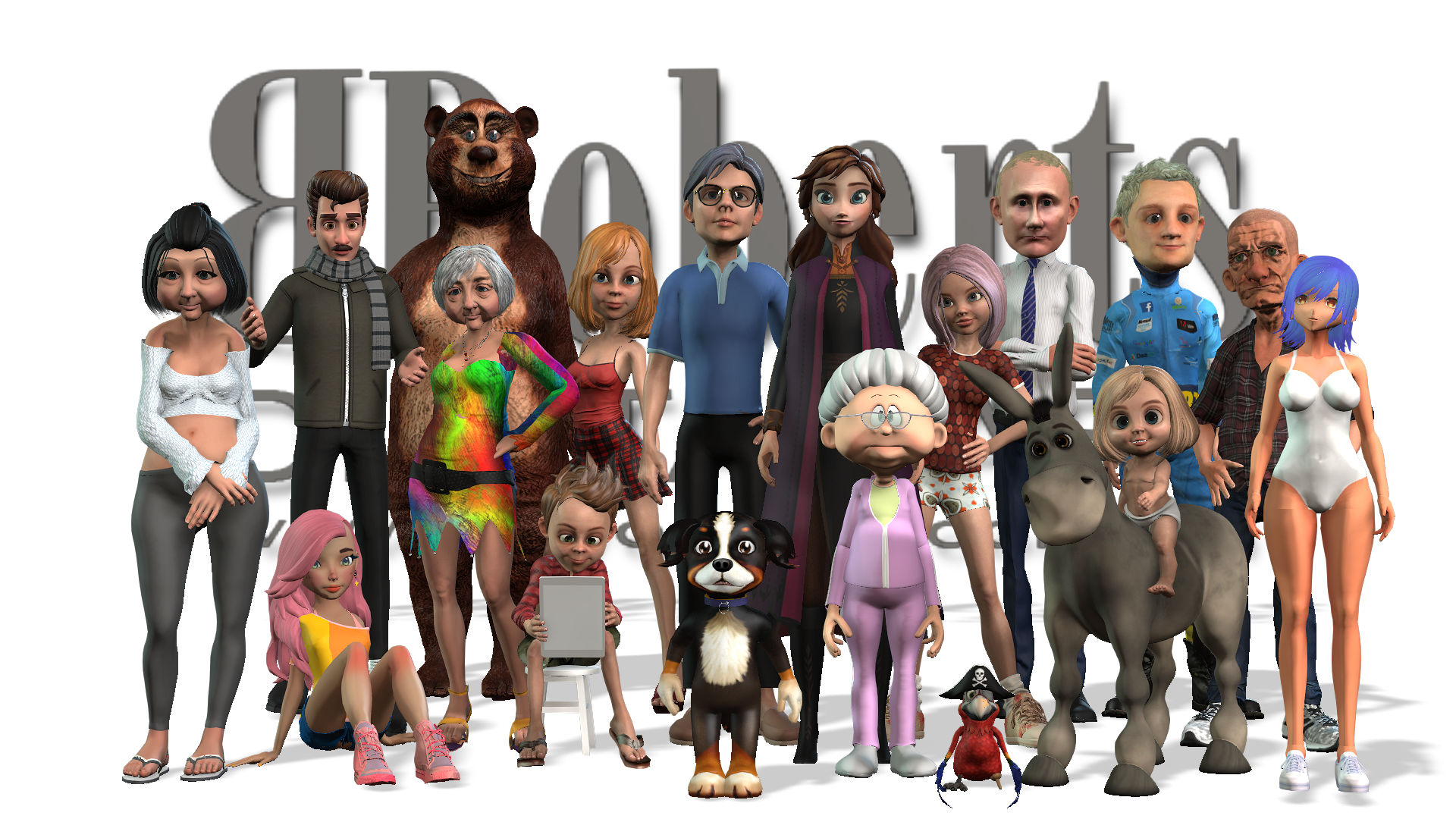 Group 2 Australia's Premium 2D & 3D Character & Props