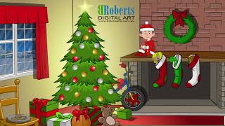 A Christmas message from an Elf on the Shelf