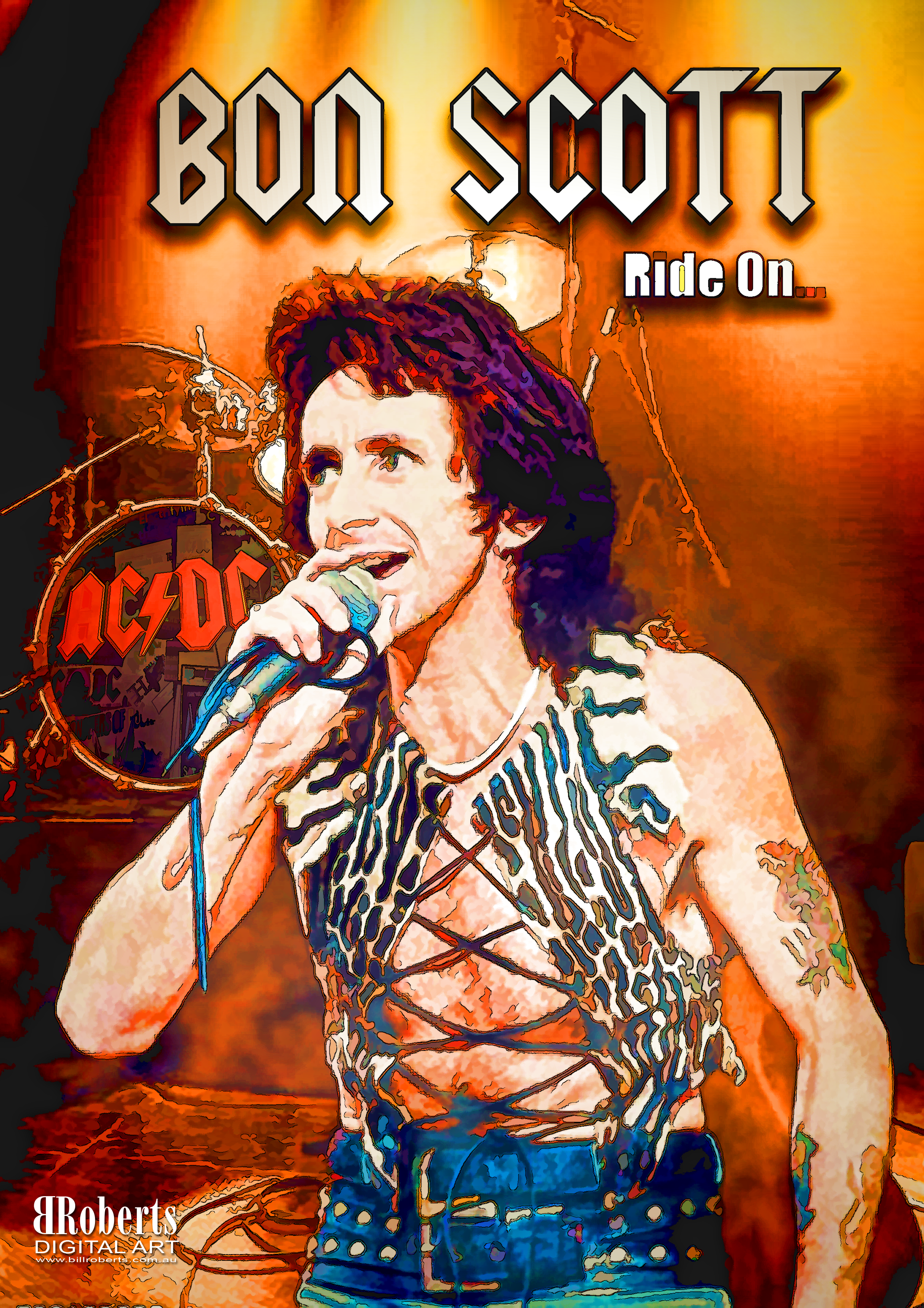 Bon Scott Art